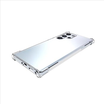 Samsung Galaxy S22 Ultra Anti shock silicone Doorzichtig Back Cover Telefoonhoesje
