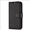 Samsung Galaxy A73 5G Leatherette Black Book Case - L