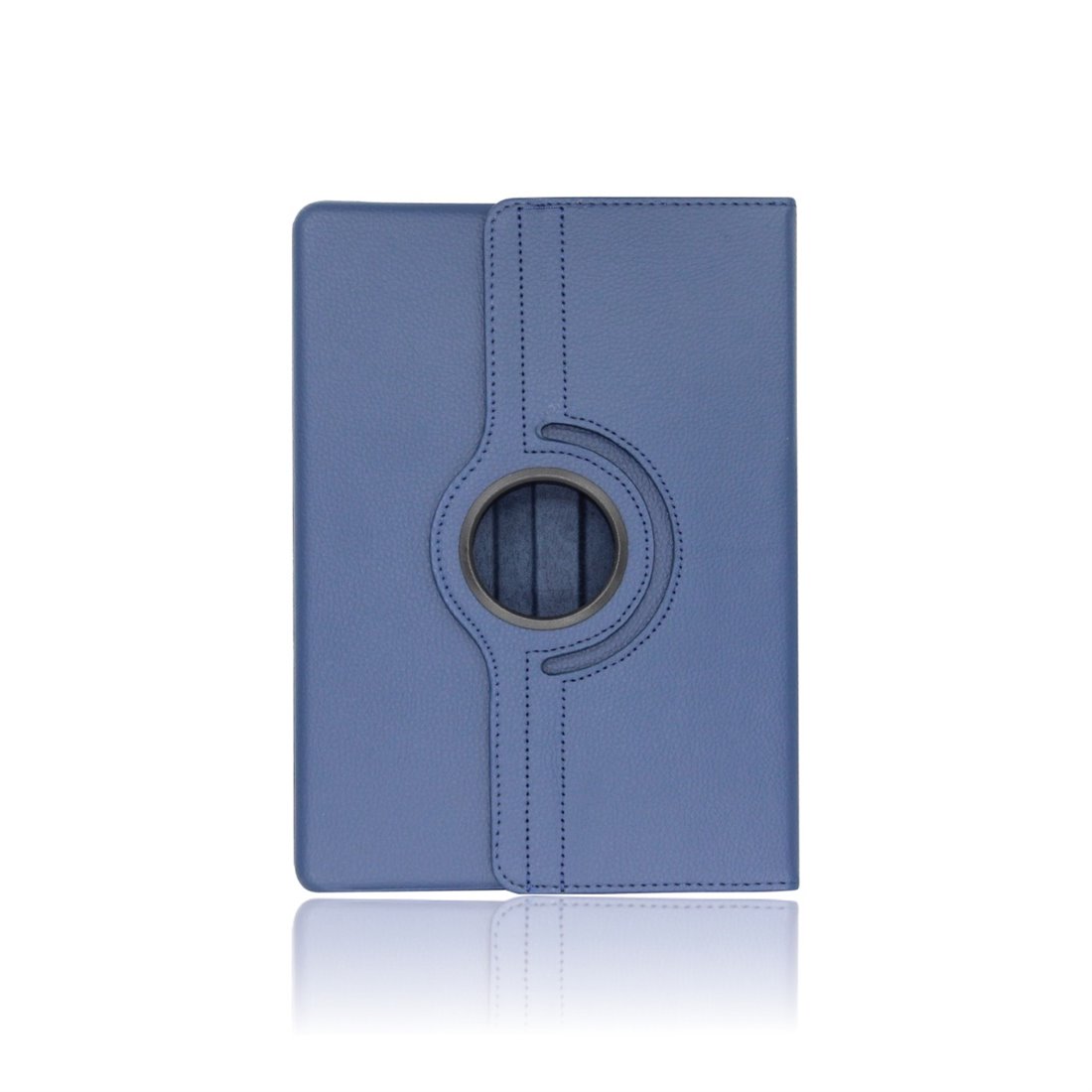 Apple iPad mini 6 kunstleer Donkerblauw Book Case Tablethoes