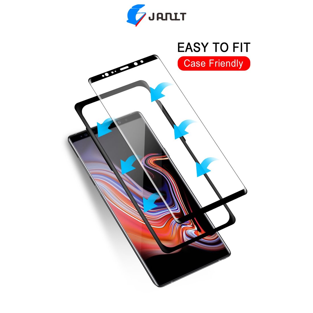 Samsung Galaxy S22 plus glass Black Smartphone screen protector - full Glue