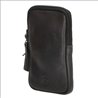 Hide Stitches Phone bags+shoulder belt and space for cards (belt bag) color black