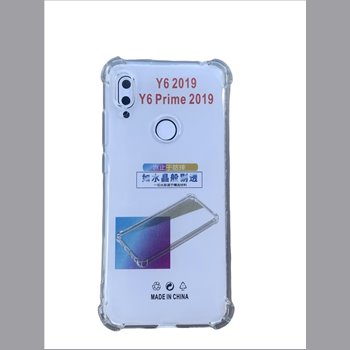 Huawei Y6 2019 (Y6  prime 2019) silicone Doorzichtig anti shock Back cover Telefoonhoesje