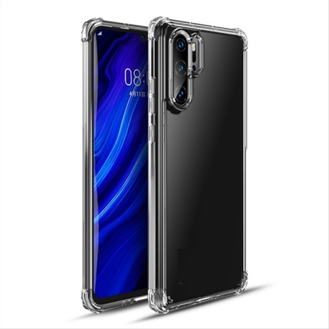 Huawei P30 pro silicone Transparent Back Cover Smartphone Case