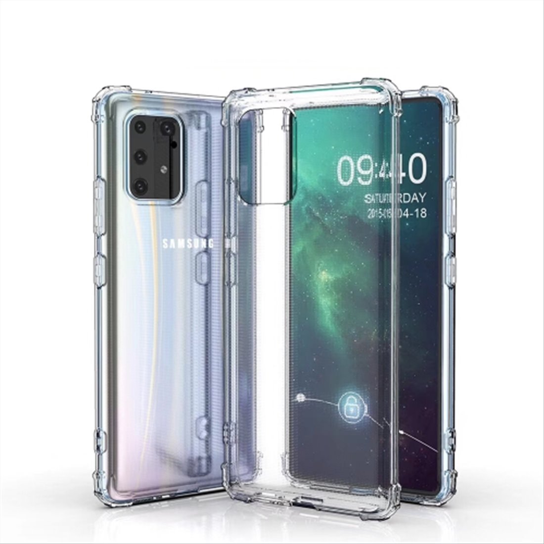 Samsung Galaxy S10 Lite silicone Doorzichtig anti shock Back cover Telefoonhoesje