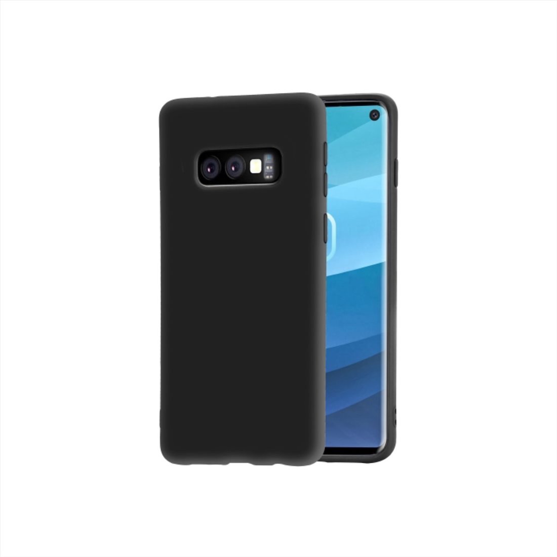 Samsung Galaxy S10e silicone Black Back Cover Smartphone Case