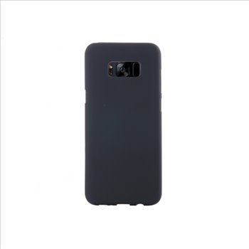 Samsung Galaxy S8 Plus silicone Zwart Back cover Telefoonhoesje