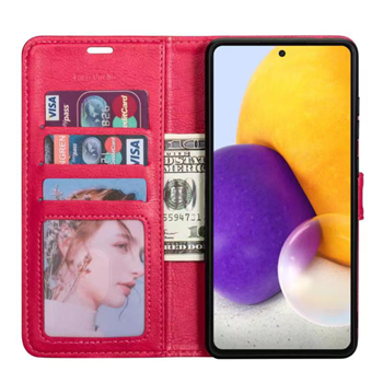 Apple iPhone 14 Pro Leatherette Pink L Book Case Smartphone Case
