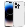 Apple iPhone 14 pro max silicone Transparent Back Cover Smartphone Case