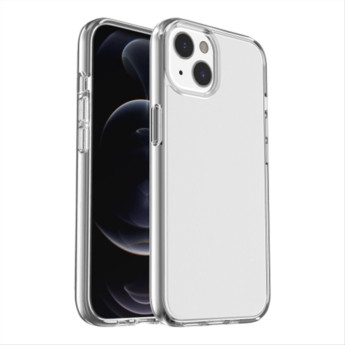 Apple iPhone 14 plus silicone Transparent Back Cover Smartphone Case