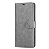 Samsung Galaxy S23 plus Leatherette Grey Book Case