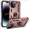 Apple iPhone 14 pro hard TPU Rose gold Back Cover - Solid ring