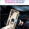 Samsung Galaxy A34 5G hard tpu Brown Back Cover - Solid ring