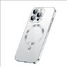 Apple iPhone 14 pro silicone Silver Back Cover Smartphone Case