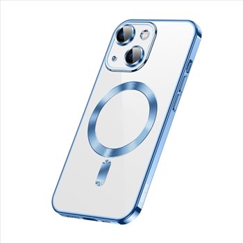 Apple iPhone 14 plus silicone Blauw Back cover Telefoonhoesje