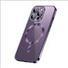 Apple iPhone 14 pro max silicone purple Back Cover Smartphone Case