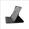 Apple iPad 12.9 (2021-2022) Leatherette Black Book Case Tablet - rotatable