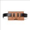 Universal Eco- Leather XXL Belt Bag upto 6.7 inch with space for Smartphone, credit cards and banknote color Brown