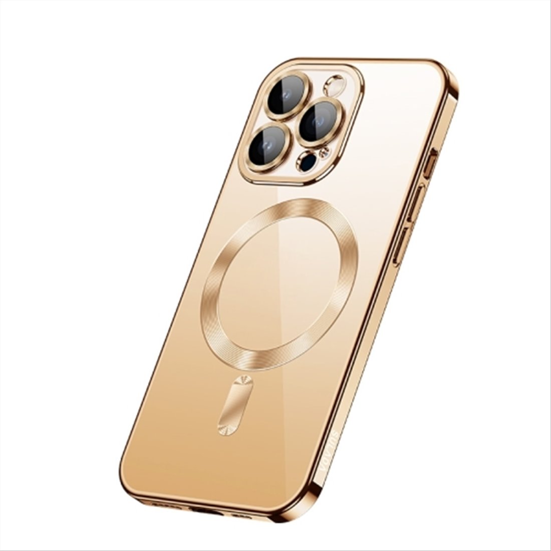 Apple iPhone 13 pro  silicone Goud Back cover Telefoonhoesje