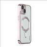 Apple iPhone 14 plus silicone Rose goud magsafe Back cover Telefoonhoesje