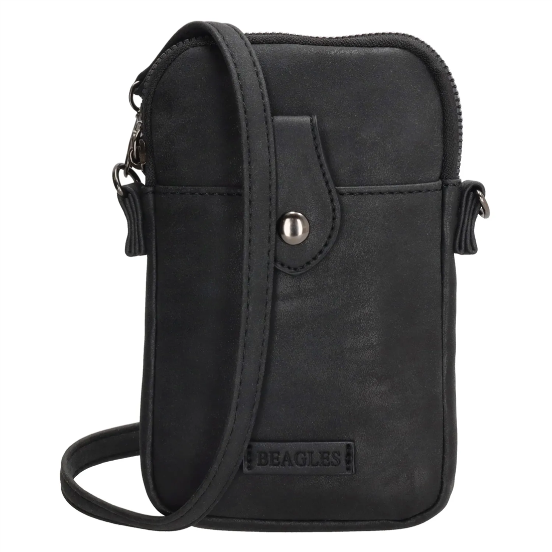 Deagles Phone bags+shoulder belt and space for cards color black