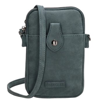 Deagles Phone bags+shoulder belt and space for cards color Dark blue