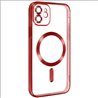 Apple iPhone 12 silicone Rood  Back Cover Smartphone Case