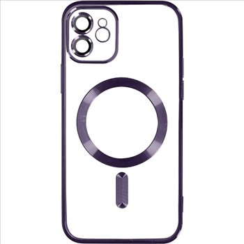 Apple iPhone 12 silicone purple  Back Cover Smartphone Case