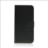 Apple iPhone 15 plus Genuine Leather Black Book Case Smartphone Case