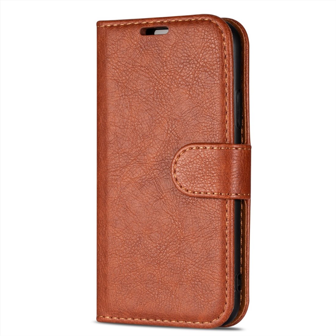 Apple iPhone 15  Pro Leatherette Brown L Book Case Smartphone Case