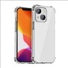 Apple iPhone 15 plus silicone Doorzichtig Anti shock Back cover Telefoonhoesje