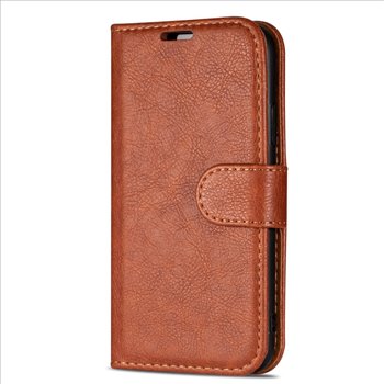 Samsung Galaxy S24 5G Leatherette Brown L. Book Case