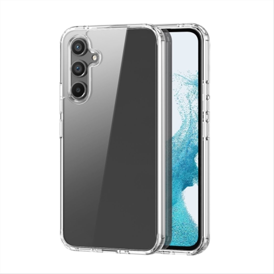 Samsung Galaxy A55 5G silicone Doorzichtig Back Cover Telefoonhoesje