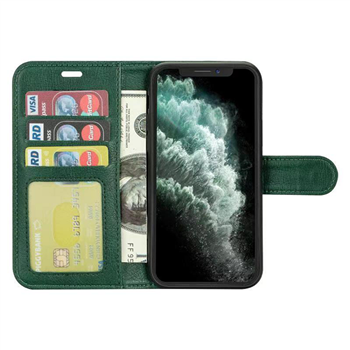 Apple iPhone 16 Leatherette Green L Book Case Smartphone Case