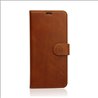 Apple iPhone 16 Genuine Leather Light brown Book Case Smartphone Case