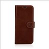 Apple iPhone 16 Genuine Leather Darkbrown Book Case Smartphone Case