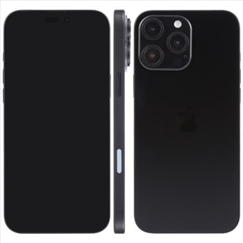 Apple iPhone 16 pro max Black TPU Back Cover Smartphone Case