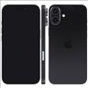 Apple iPhone 16 plus Black TPU Back Cover Smartphone Case