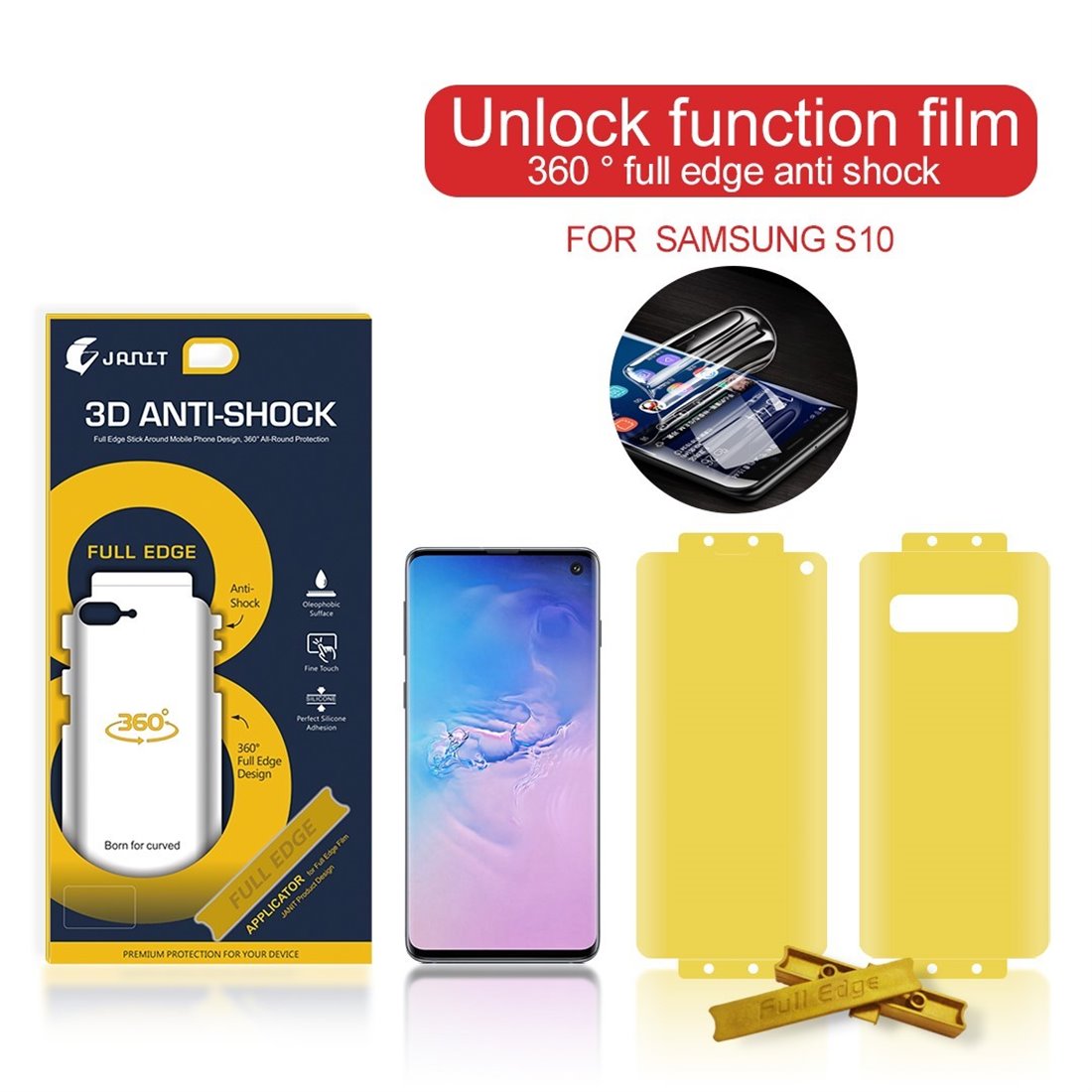 3D for S10 plus Screen protector of TPU