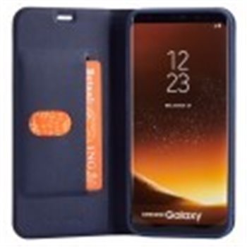 Magnetic Bookcase Samsung Galaxy S7 Edge dark blue