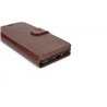 Genuine Leather Book Case iPhone 6/6S Plus dark brown
