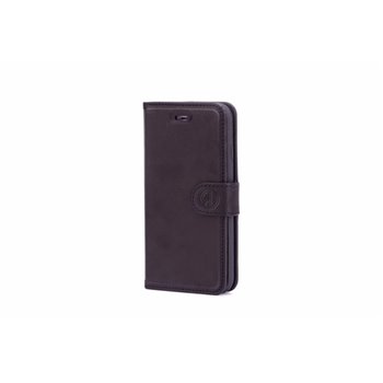 Genuine Leather Bookcase Samsung Galaxy S6 Edge Plus Black