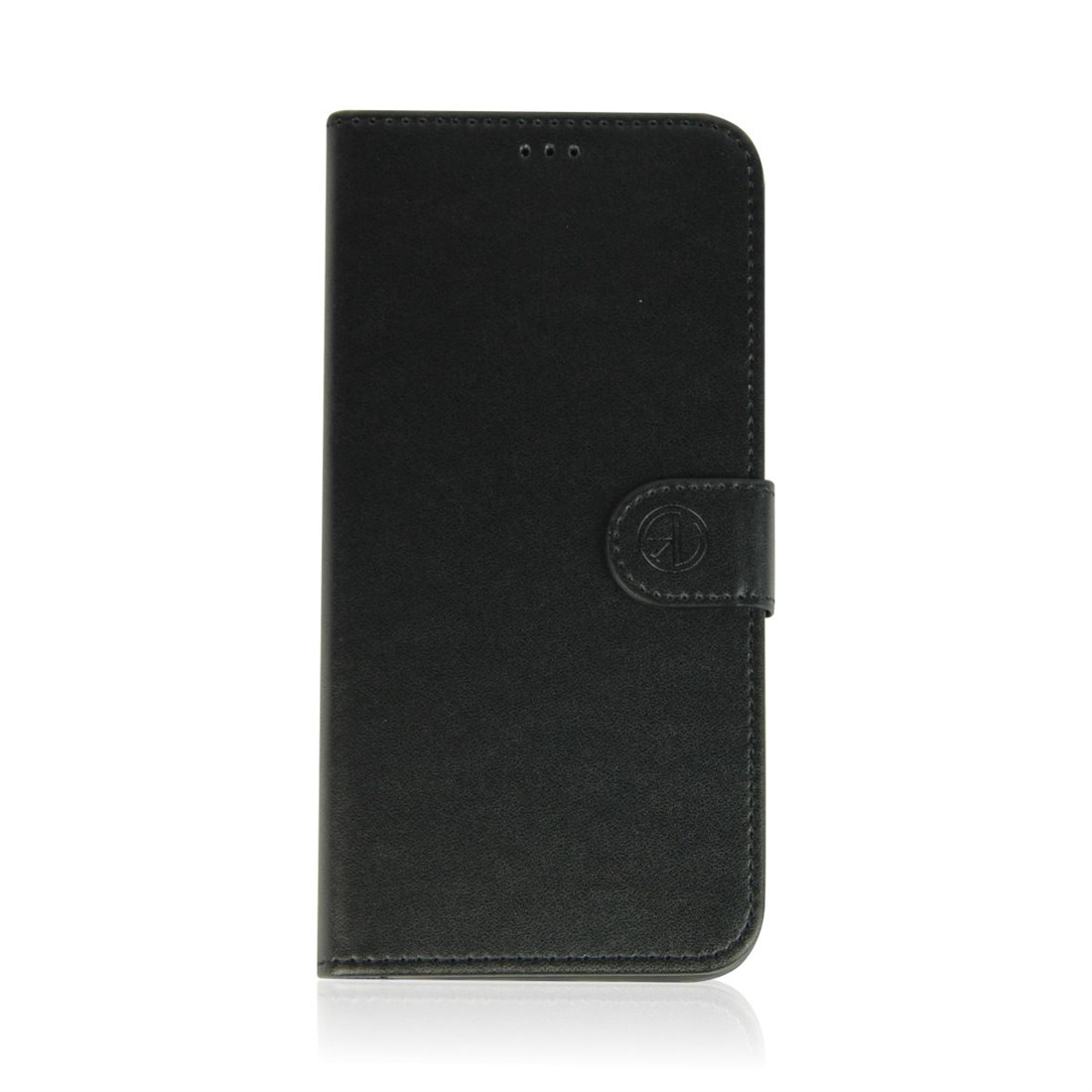 Genuine Leather Book Case iPhone XR Black