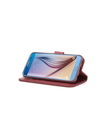 eeuwig koolstof lont Samsung Galaxy S6 Edge Licht bruin Book Case Telefoonhoesje