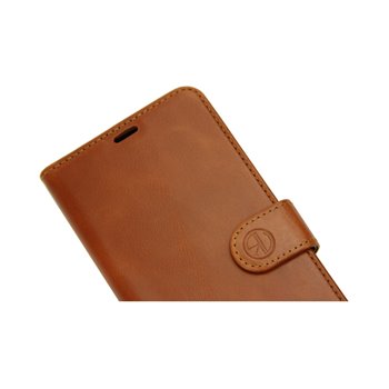 Genuine Leather Book Case Samsung Galaxy S7 light brown