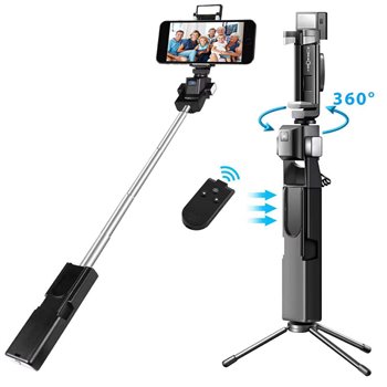 Automatic Rotation panoramic selfie stick 