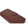 Genuine Leather Book Case Samsun Galaxy S20 Dark brown