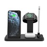 Multi-Function Charging Stand 4 in 1 Zwart