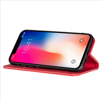 Magnetic Book case voor Samsung A21S Rood
