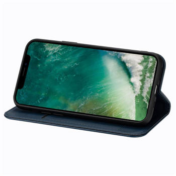Magnetic Book case voor Samsung A41 Blauw