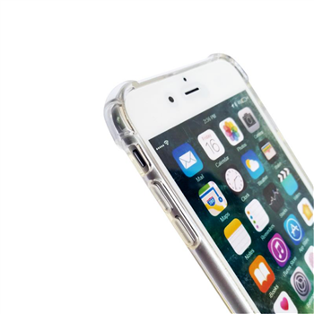 Anti shock slicone back cover voor iphone 6G/6S plus doorzichtig